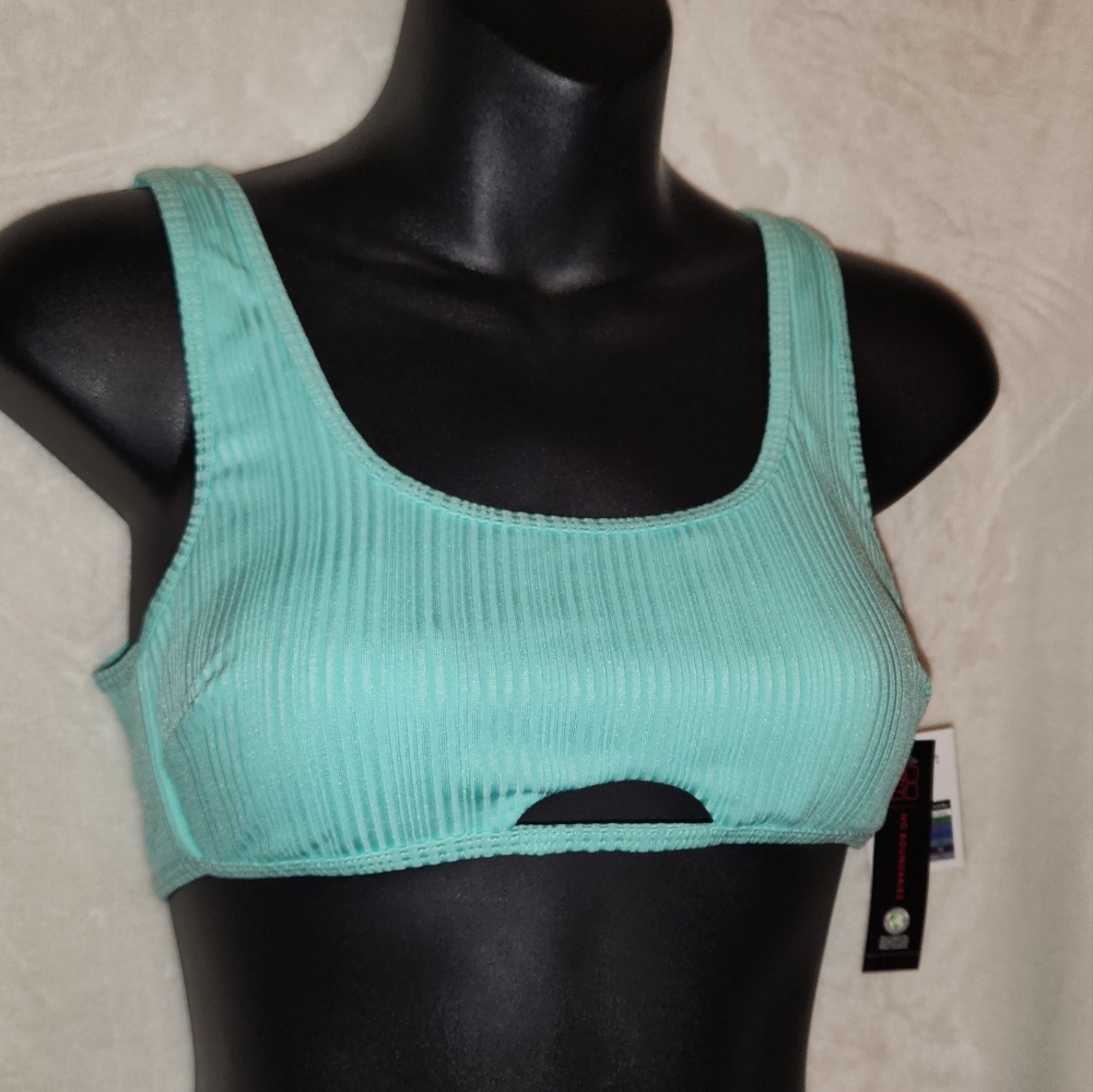 No Boundaries Rib Peek A Boo Top Bralette Junior Small (3-5) New With Tag - Picture 6 of 16
